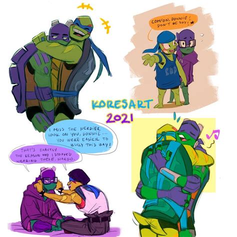 A Tired Hoe On Twitter Turtle Bros Rottmnt Fanart Teenage Mutant