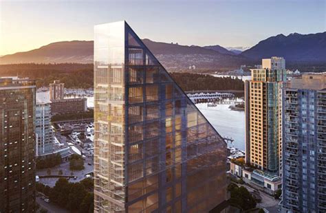 Shigeru Bans Timber Trapezoid Tower For Vancouver Architecture