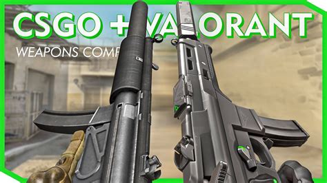 Csgo Vs Valorant Weapons Compared 2023 Youtube
