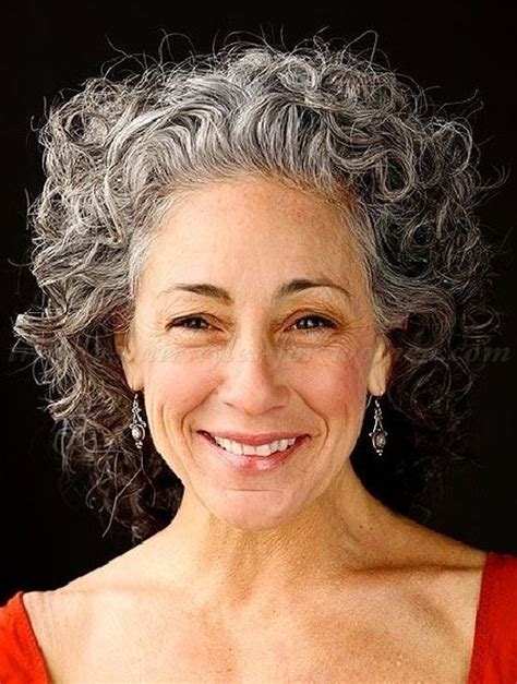 Naturally Curly Hairstyles For Older Women