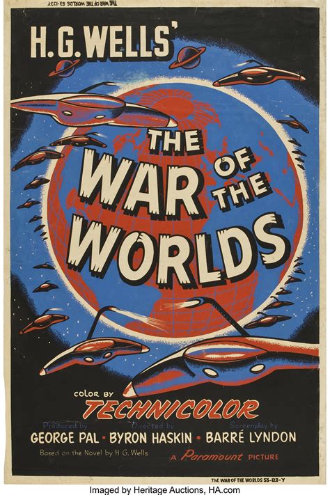 The War Of The Worlds Paramount 1953 Poster 40 X 60 Lot