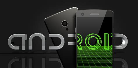 3d Android Logo Illustrations With Smartphones Trashedgraphics