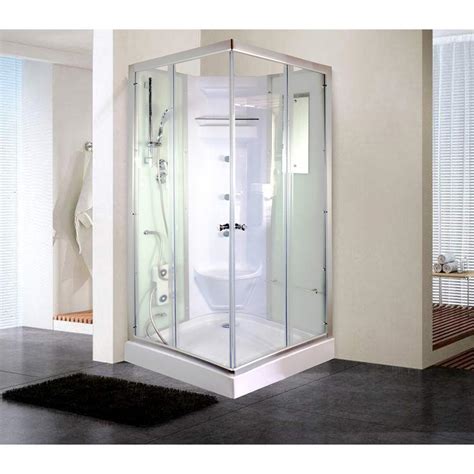 Free Standing Corner Shower Stalls And Kits Showers The Home Depot