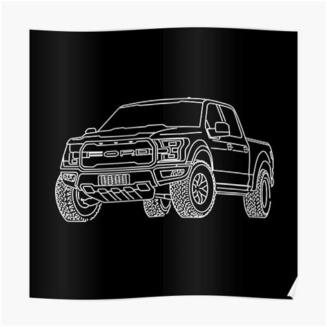 Ford F150 Raptor Poster For Sale By Aurealis Redbubble