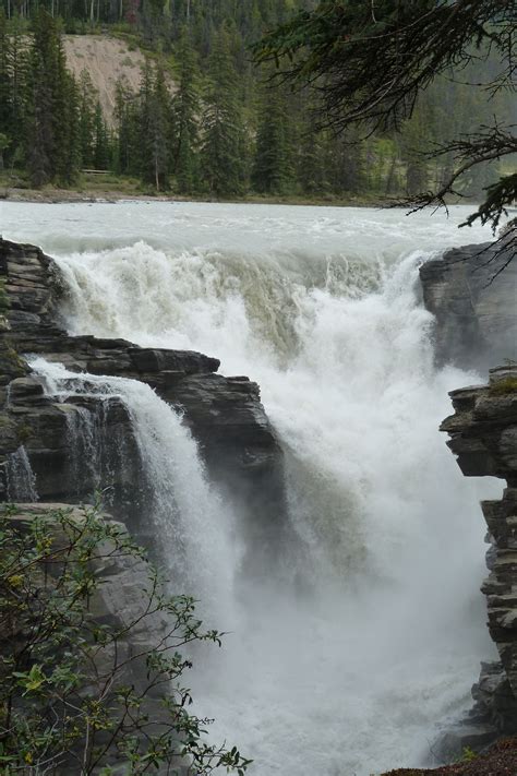Free Download Hd Wallpaper Athabasca Falls Canada Rockies