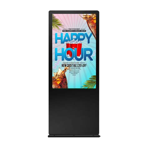 supply touch screen kiosk advertising display digital signage outdoor wholesale factory