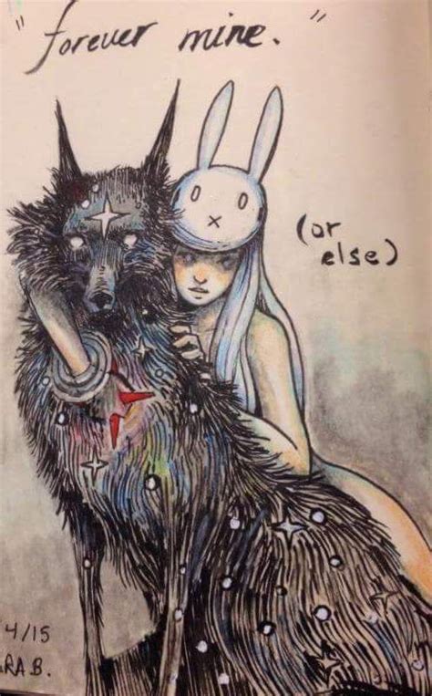 Wold And Girl By Chiara Bautista Dessin De Loups Loup Dessin Art