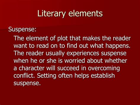 Ppt Literary Elements Powerpoint Presentation Free Download Id1801747