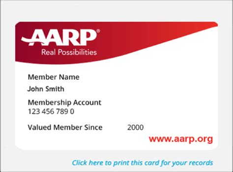 Printable Aarp Card Applebees T Card Poster Advertisement Flyer