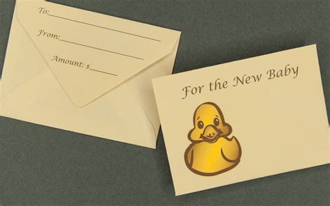 Credit the gift card balance of a customer account through your app or website. Gift Card Envelope - For the New Baby Archives - Bank ...