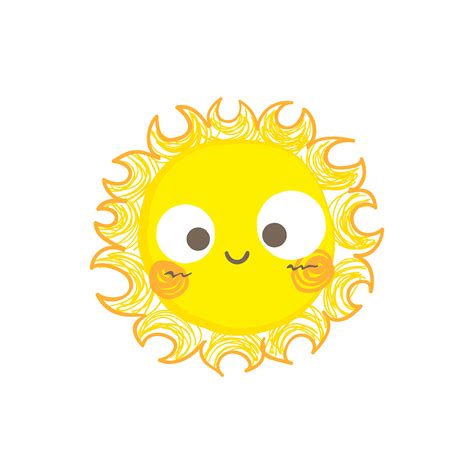 Cute Smile Sun Vector 465511 Vector Art At Vecteezy