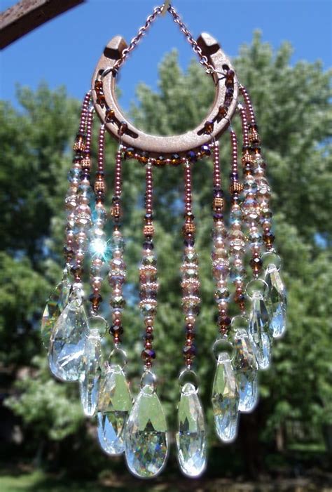 Sun Catcher Suncatcher Crystal Sun Catcher Beaded Sun Etsy