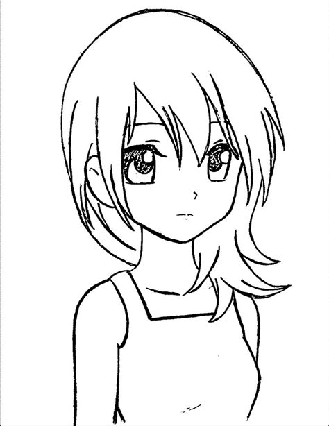 Anime People Coloring Pages Magnauber Info