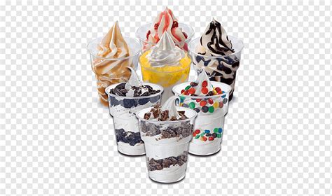Ice Cream Cones Sundae Knickerbocker Glory Parfait Sundae Cream Food Frozen Dessert Png