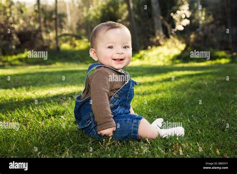 Portrait Of Baby Boy Stock Photo Alamy