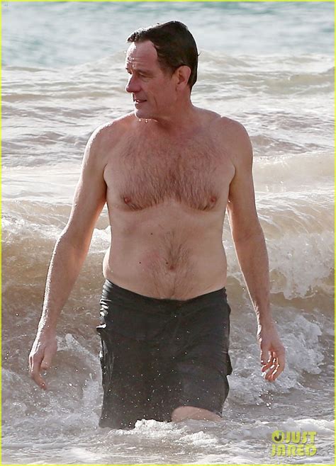 Bryan Cranston Goes Shirtless For Refreshing Swim In Hawaii Photo 3682827 Bryan Cranston