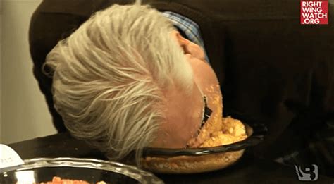 Glenn Beck Mocks Trump By Smashing His Face In Bowl Of Crushed Cheetos