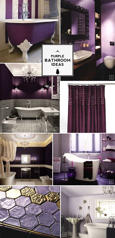 Color Guide Purple Bathroom Ideas And Designs Home