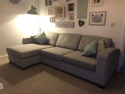 Light Grey Dfs Layla Left Hand Corner Sofa In Sp Amesbury For For Sale Shpock