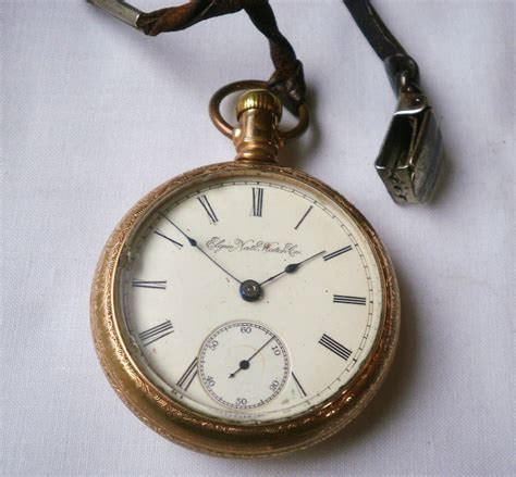 Vintage Elgin Natl Watch Co Pocket Watch Etsy