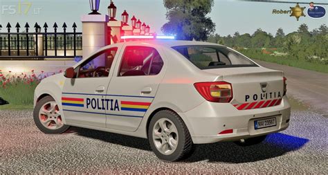 Dacia Logan Politia V 10 Fs19 Mods