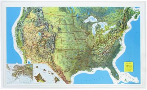 3d Topographical Map Of Us 3d File Map