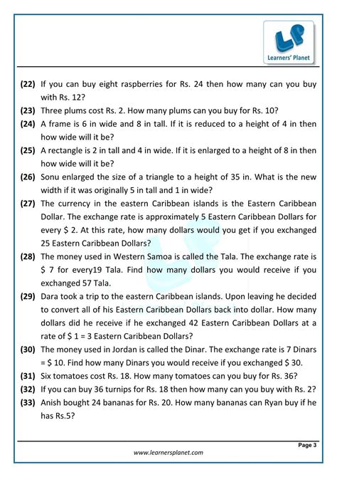 Linear Word Problems Worksheet With Answers