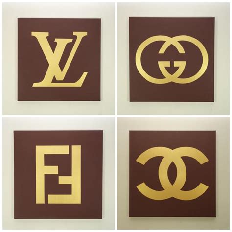 Louis Vuitton Gucci Fendi And Chanel Paintings By