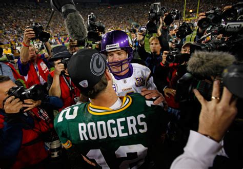 Brett favre expected more out of the aaron rodgers era in green bay, but just not from aaron rodgers. Photos From The Green Bay Packers vs The Minnesota Vikings ...