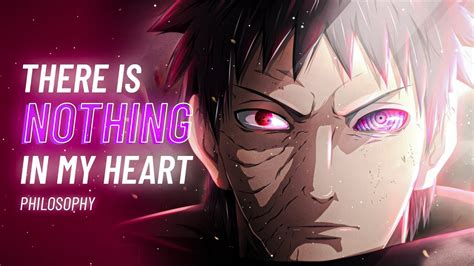 Obito Uchiha Words Nothing In My Heart Anime Wisdoms Youtube