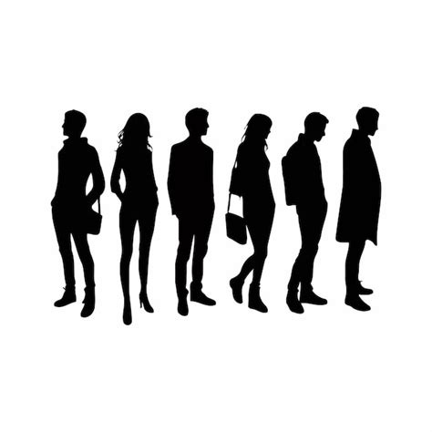 Premium Vector Vector People Silhouette Collection