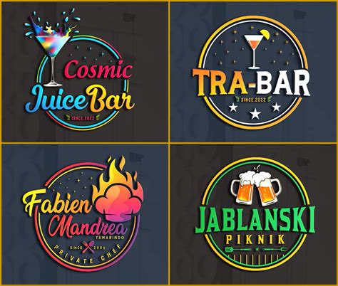I Will Design Premium Bar Logo Restaurant Logo Wine Logo Beer Logo