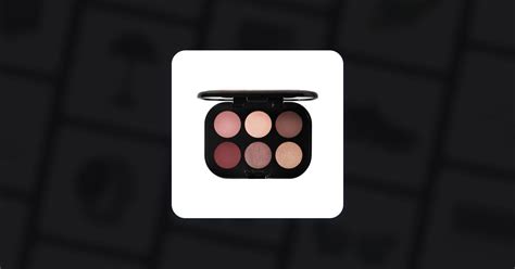 Mac Connect In Colour Eye Shadow Palette Embedded In Burgundy Pris