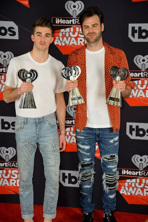 The Chainsmokers Drew Taggart And Alex Pall Editorial Stock Photo