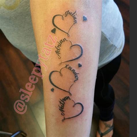 4 Kids Tattoos For Kids Name Tattoos For Moms Tattoos With Kids Names