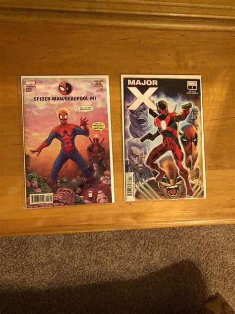 Major X 1 And Spider Man Deadpool 47 Set 1st Appearance Cameo Marvel