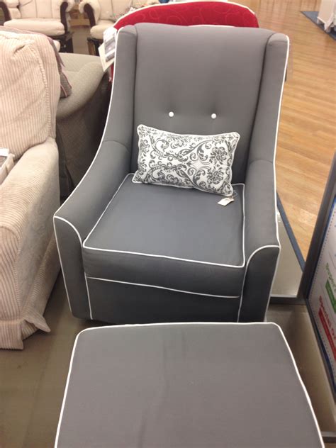 Accent stylish grey rocking chair nursery with cushion ebay. Pin by Fatima Jallal on Nursery | Grey glider nursery ...