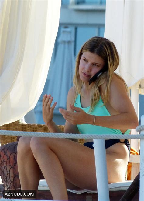 Genie Bouchard Eugenie Sexy Thong Swimsuit On Vacation In Majorca Aznude