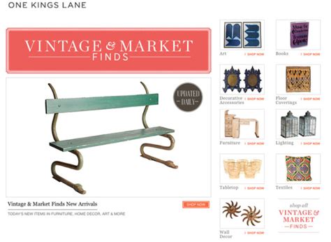 One Kings Lane Launches New Online Vintage Shop Huffpost