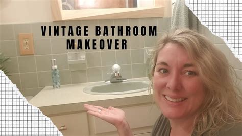 Vintage Bathroom Makeover Diy Friendly Youtube