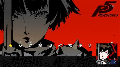 Persona 5 Makoto Niijima Special Ps4 Theme And Avatar Set Youtube