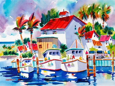 Pin By Eva Chau On Painting In 2020 Tropical Painting Watercolor