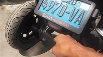 Moto lineal transformada a 3 ruedas - YouTube