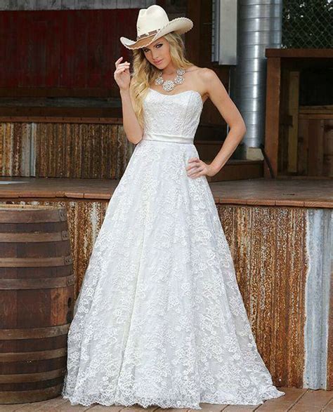 Country Wedding Dresses Western Country Weddingscountry Dresses Wedding Wedding Cowgirl