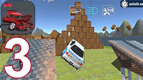 car crash test simulator 3d gameplay walkthrough ios android part 03 youtube