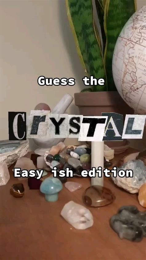 Guess The Crystal 🔮 Crystals Crystal Vibes Raw Gemstones
