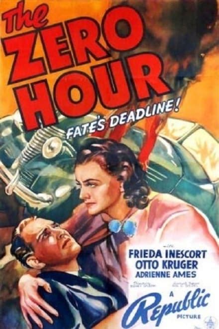 The Zero Hour 1939 — The Movie Database Tmdb