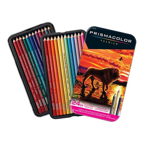 Buy Prismacolor Pencil 24 Color Highlightshading