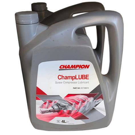 Champion Champlube 4l Screw Compressor Lubricant Oil