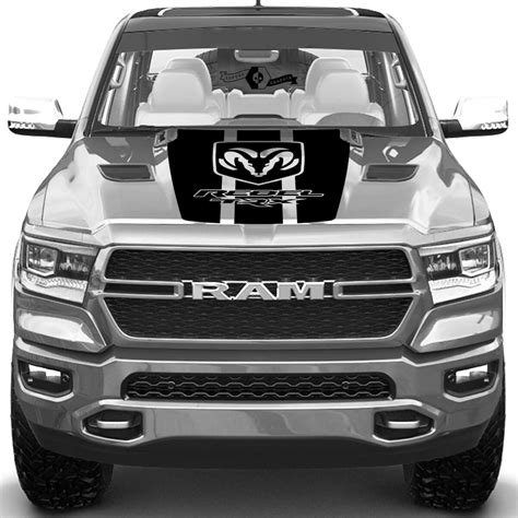 Product Dodge Ram Rebel Trx Hemi Hood Logo Truck Vinyl Decal Graphic